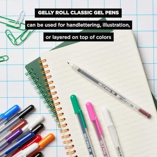 Sakura 57454 Gelly Roll Classic Ass't (05/08/10) 3pk Pen, White - Image 3
