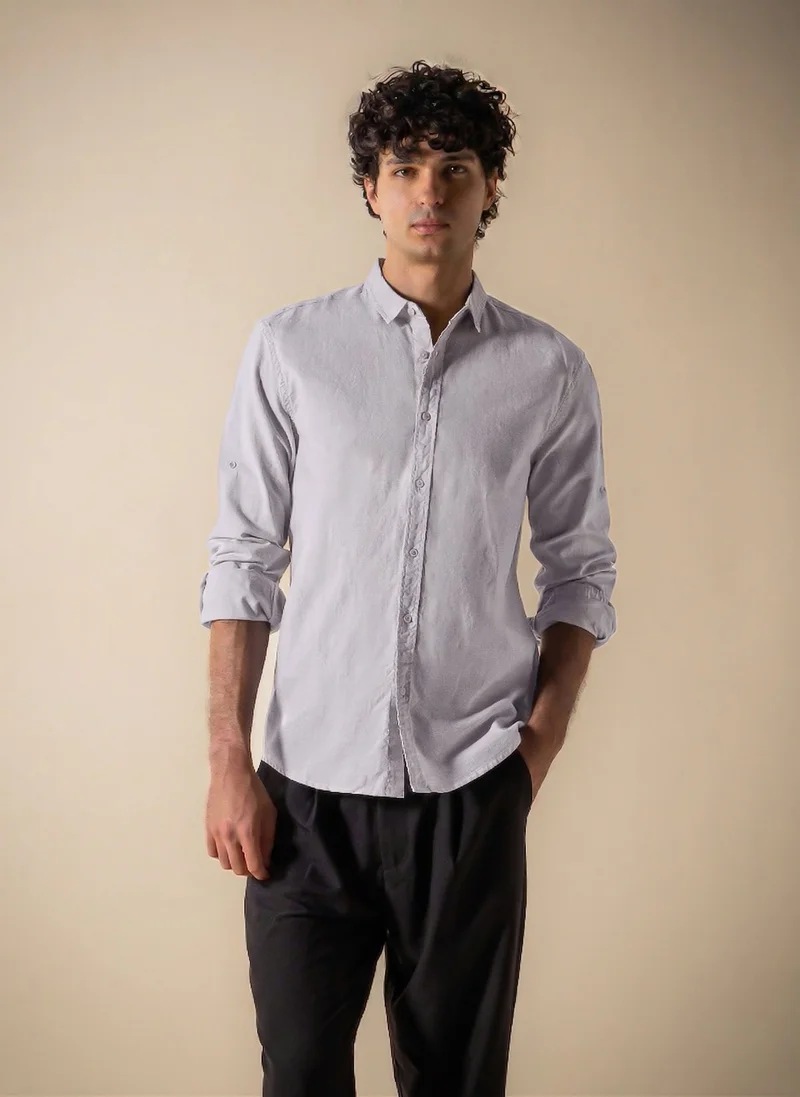 شايبس MIDWEIGHT LINEN BLEND SHIRT
