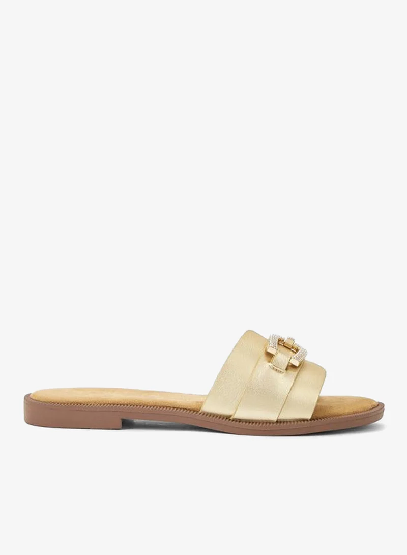 سيليست Women Stone Embellished Flat Sandals