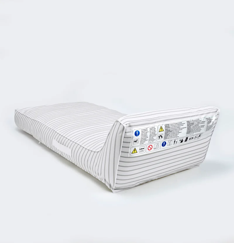 SUNNY LIFE Luxe Lie-On Lounger La Palma Sage Stripe