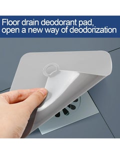Oasisgalore 6 Pcs Silicone Tub Stopper Floor Drain Cover Sewer Anti-Odor Mat Deodorizing Drain Plugs for Kitchen Bathroom Laundry to Keep Bug and Hair Out White and Grey- 5.9x5.9 inch  - Image 4
