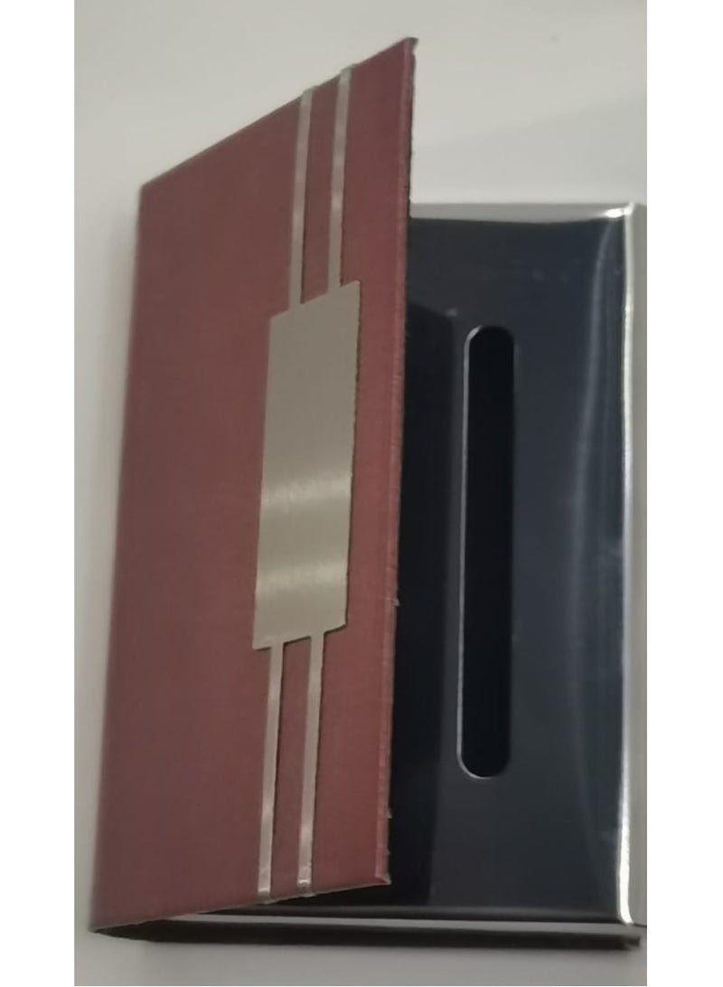 محفظة كروت ألومنيوم بتصميم عصري – حماية RFID لحفظ البطاقات البنكية والشخصية- هافان