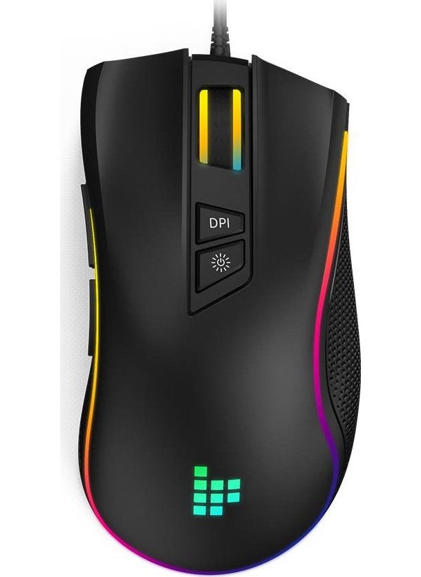 Tronsmart ماوس ألعاب TG007 ماكرو 7200DPI RGB LED  - Image 1