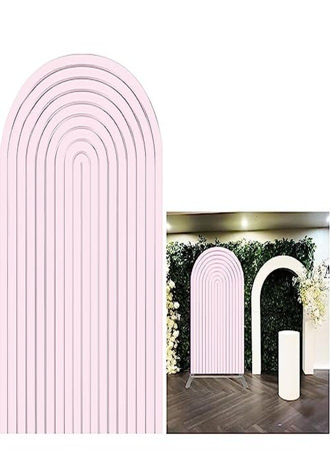FiVan Ripples Pattern Arch Backdrop Cover Fabric Background Cover for Baby Shower Birthday Party Decoration (7.2x4ft,FUS-Arch-GX-1259) - Image 1