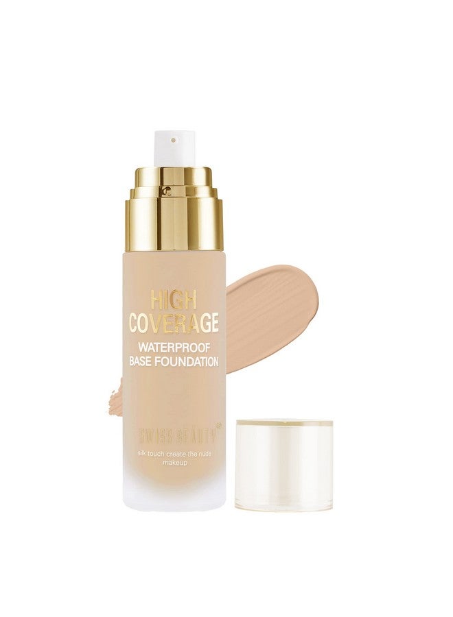 Swiss Beauty High Performance Foundation | Water-Resistant | Medium To Buildable Coverage | Lightweight | Easy To Blend | With Vitamin C & Niacinamide | Classic Ivory, 55G - Image 1