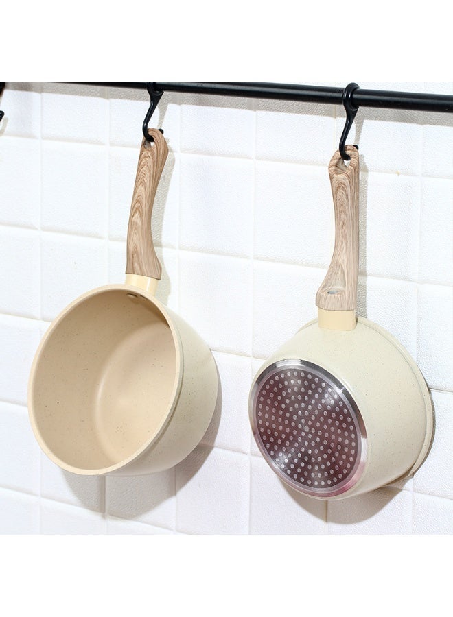 وعاء طبخ صغير غير لاصق بلون حجري مع مقبض بارد، وعاء شوربة متوافق مع الحث، (20 سم) - Image 5