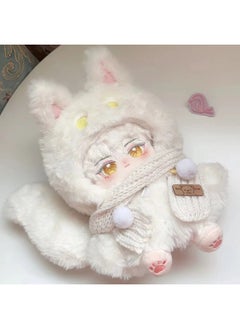 Generic Light And Night Love Qi Sili Cotton Doll 20cm Dress-up Doll Velvet Fox Gift Doll Birthday Gift Boy Doll-Specifications:20cm With Bone-Color:Qi Si Li White + Velvet Fox Li Doll Clothes  - Image 4