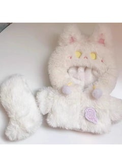 Generic Light And Night Love Qi Sili Cotton Doll 20cm Dress-up Doll Velvet Fox Gift Doll Birthday Gift Boy Doll-Specifications:20cm With Bone-Color:Qi Si Li White + Velvet Fox Li Doll Clothes  - Image 5