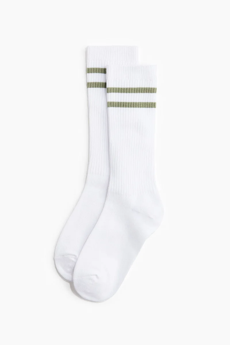 H&M 3-pack Knee-high sports socks