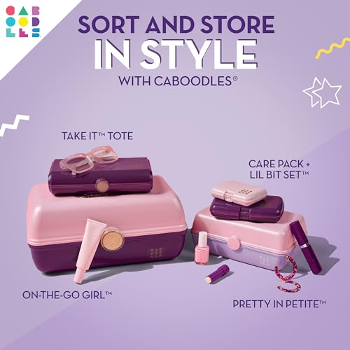Caboodles On-The- Go Girl, Seafoam Over Lavender, 1 Count (Pack of 1) - Image 5