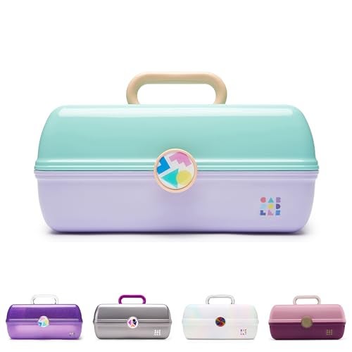 Caboodles On-The- Go Girl, Seafoam Over Lavender, 1 Count (Pack of 1) - Image 1