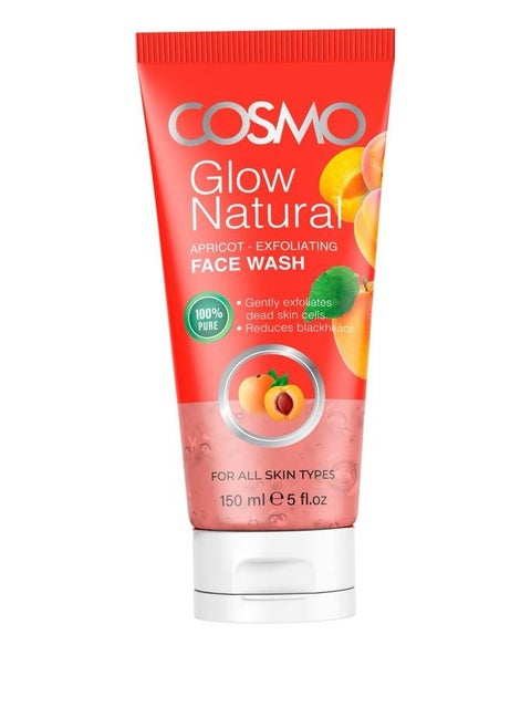 Glow Natural Apricot Exfoliating Face Wash 150Ml