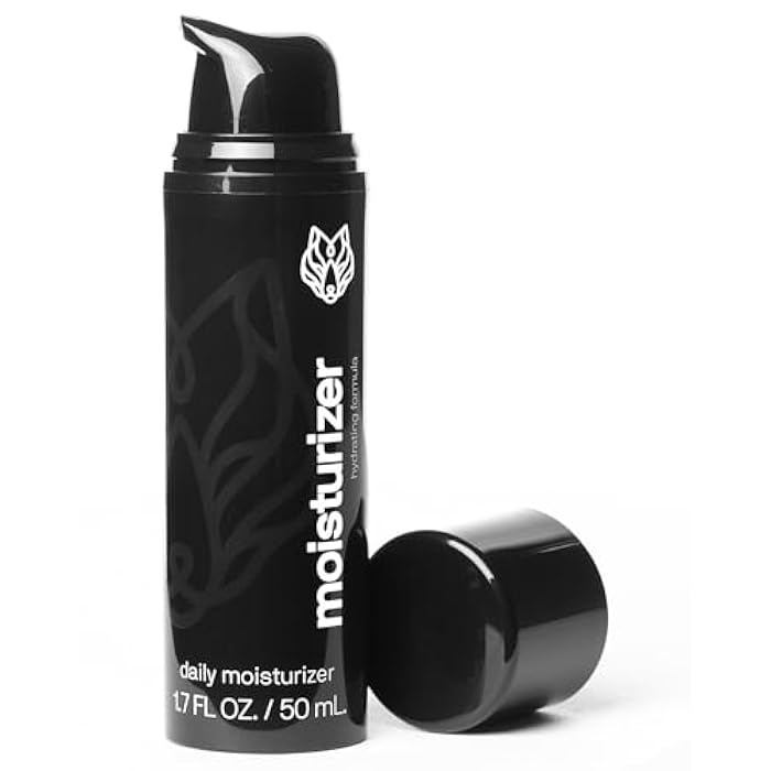 Black Wolf - Men’s Face Moisturizing Gel- 1.7 Fl Oz- Hyaluronic Acid and Aloe Vera Hydrate Your Skin and Leave It Feeling Smoother- Great for Oily Skin- Sulfate, & Cruelty Free, for Dry Skin - Image 1