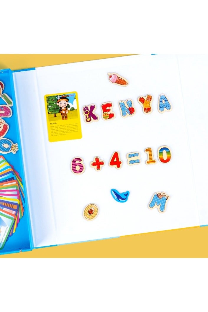 Magnetic World Map Jigsaw Puzzle Toy For Kids – Montessori Educational Geography Learning Board - Image 5