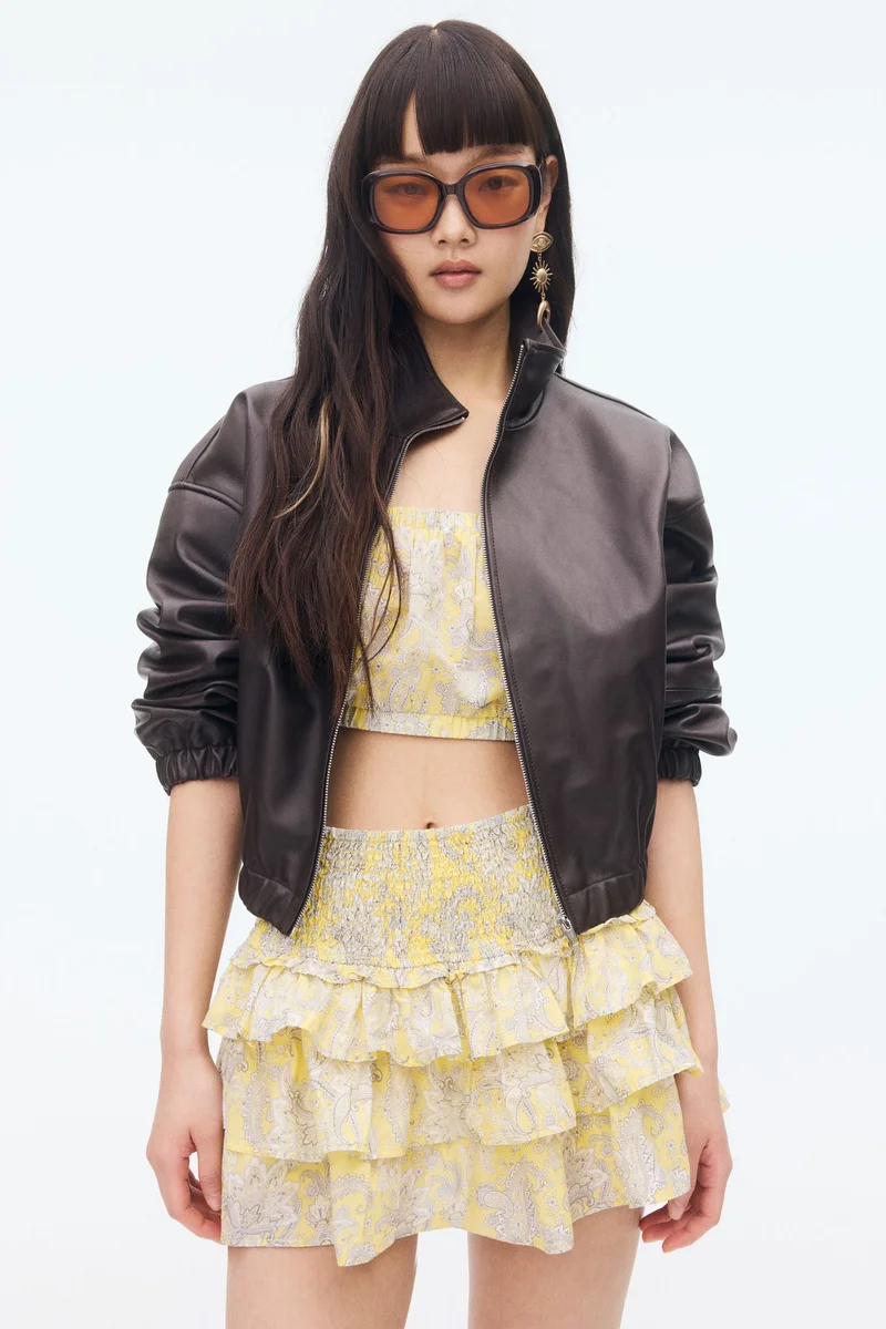 H&M Tiered mini skirt