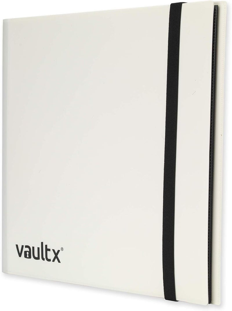 Vault X 12 Pocket Trading Card Strap Binder - Holds 480 Cards, White - Image 3