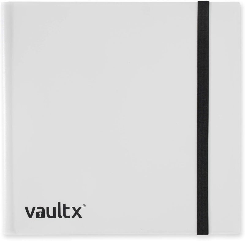Vault X 12 Pocket Trading Card Strap Binder - Holds 480 Cards, White - Image 1