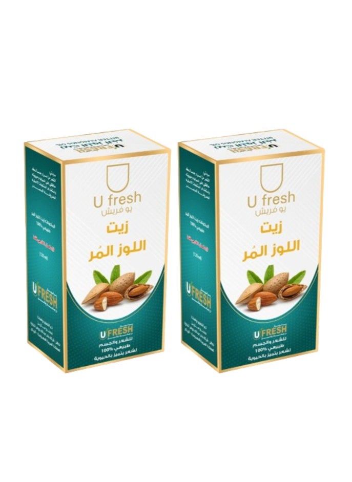 Bitter almond oil for hair and body 125 ml, pack of 2 pieces - pzsku/Z45AABA7A82B1C94367E8Z/45/_/1704888503/3705f51e-86b4-4476-8aec-29a81910051f