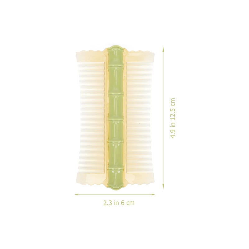 10pcs Double Sided Fine Tooth Plastic Combs For Adult Baby Hair Care Anti Static - Image 3