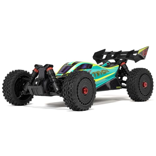 ARRMA سيارة ARRMA RC 18 تايفون 4X4 223S BLX بدون فرش RTR البطارية والشاحن غير متضمنين مع DSC الأخضر ARA4306V4T1 - Image 1