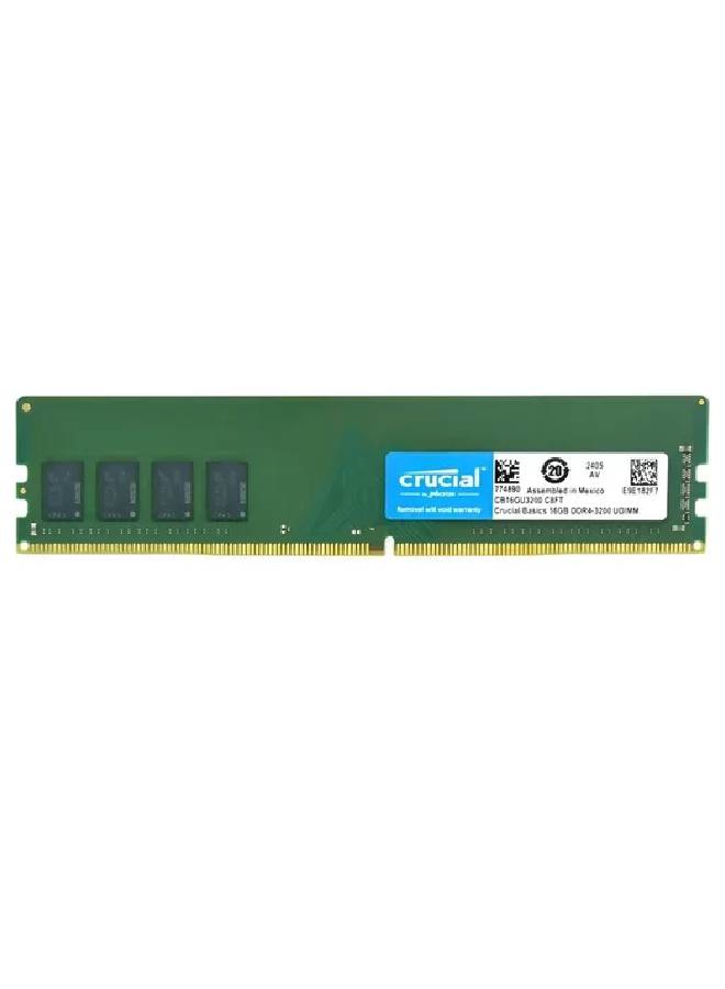 كروشيال CB16GU3200 أساسيات 16 جيجابايت DDR4-3200 UDIMM - Image 1