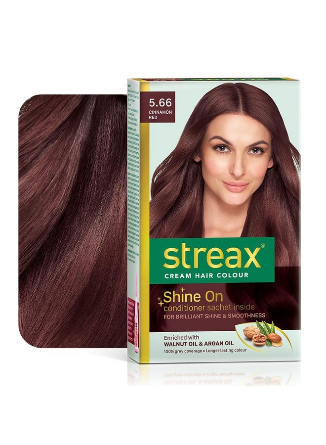 Streax Permanent Hair Colour 100% Grey Coverage Infused With Argan And Walnut Oil Long Lasting Cream Hair Colour For Women Burgundy Hair Colour 3.16 Burgundy 120 Ml Pack Of 1 - Image 1