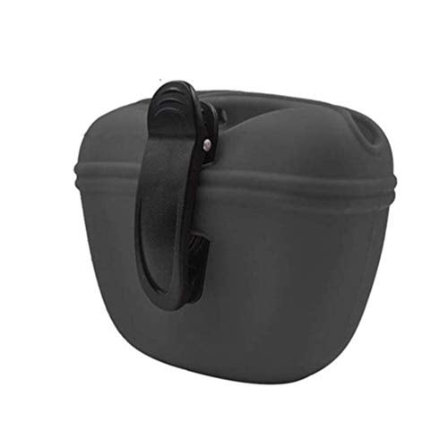 RoyalCare Silicone Dog Treat Pouch-Small Training Bag-Portable Dog Treat Bag for Leash with Magnetic Closure and Waist Clip[US Design Patent] - Image 1