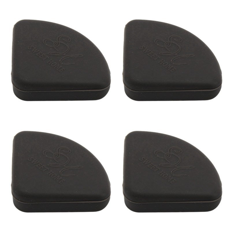 Baby Safety Corner Guard 1pc Black Soft Silicone - Strong Adhesion No Residue Furniture Edge Bumper - Easy Installation Secure Child Protection for Tables Washing Machines - Image 2