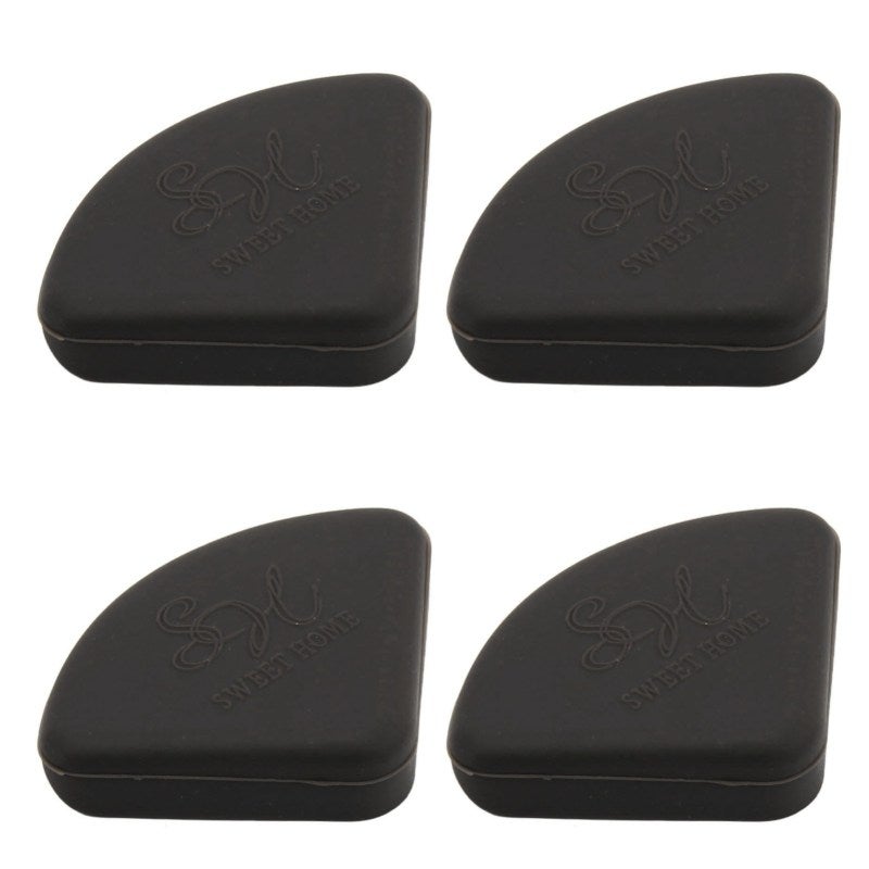 Baby Safety Corner Guard 1pc Black Soft Silicone - Strong Adhesion No Residue Furniture Edge Bumper - Easy Installation Secure Child Protection for Tables Washing Machines - Image 3