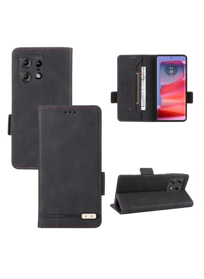 S-TOP Case For Motorola Edge 50 Pro Magnetic Clasp Leather Phone Case - Image 1