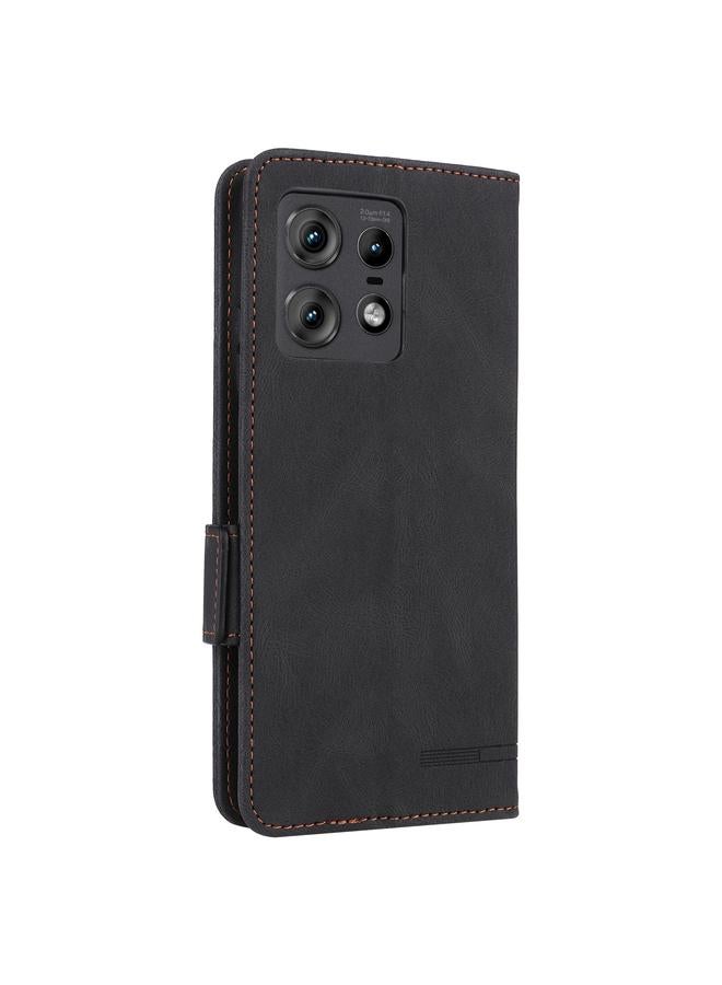 S-TOP Case For Motorola Edge 50 Pro Magnetic Clasp Leather Phone Case - Image 3