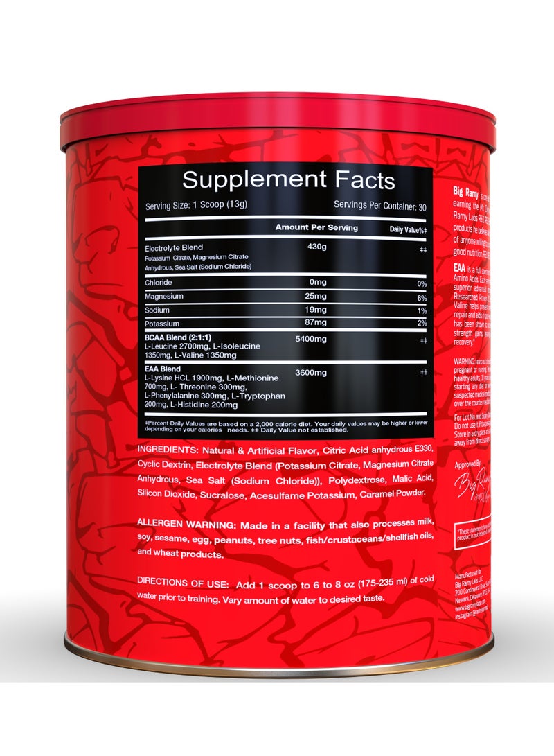 مختبرات رامي الكبرى ريدريكس - EAA مع  الإلكتروليت- نكهة الكولا - 390 جم - 30 حصة - Image 3