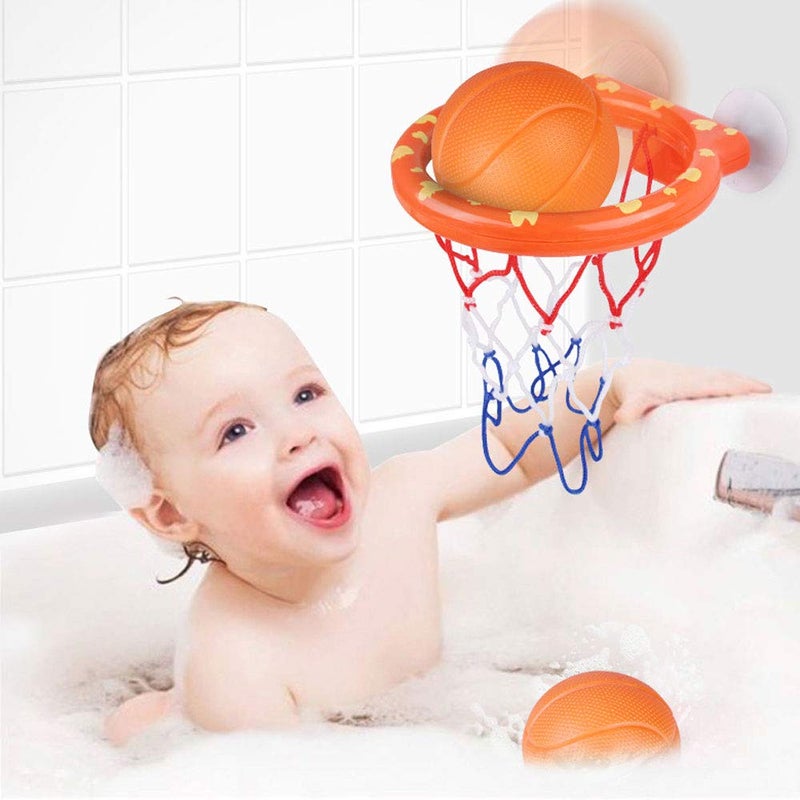 KISEER 2 Pack Fun Basketball Hoop with Heavy Duty Suction Cups Bathroom Bathtub Shooting Game Balls Toy Set with 6 Balls for Kids - Image 5