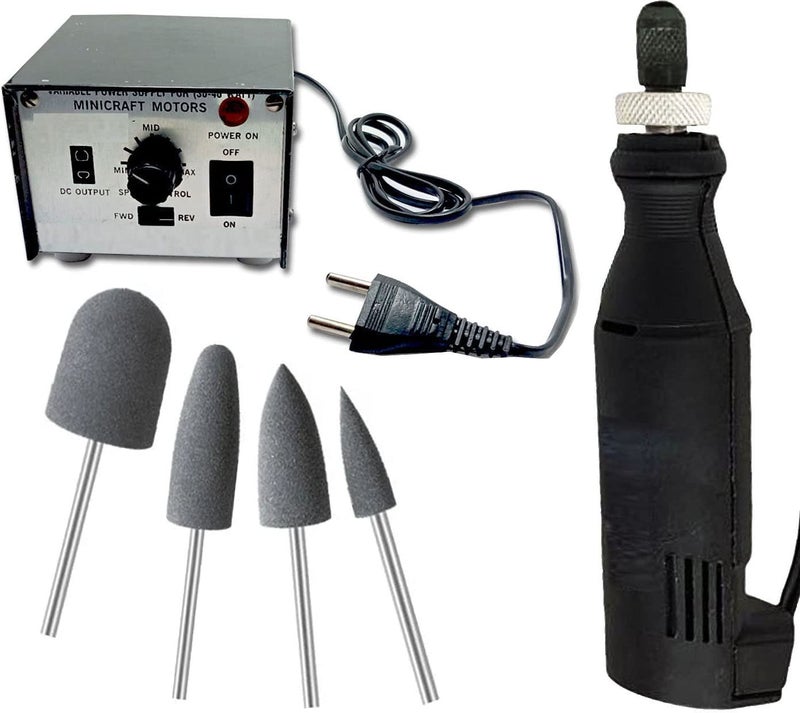 DIY Crafts 8x Stones Red Polisher Tools Minicraft MachineMini Drill Machine With 12V Speed And Direction Control Stabilizer Elimeter Box Adjustable Spee 8x Stones Red Polisher - Image 1