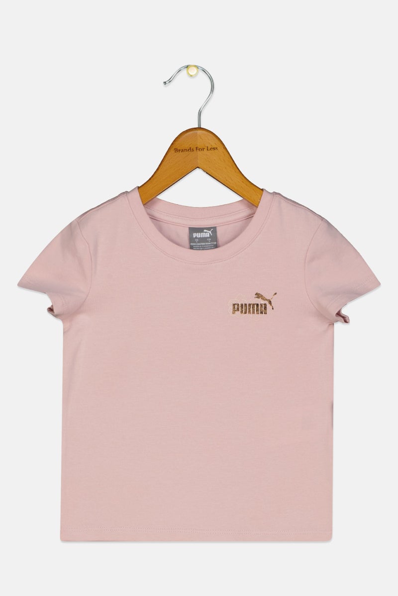 PUMA Kids Boy Sportswear Fit Short Sleeve T-Shirt, Light Mauve - Image 2