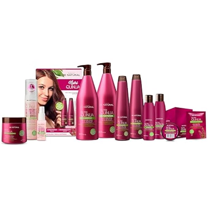 BE NATURAL NUTRI QUINUA SHAMPOO- TOTAL NUTRITION SHAMPOO FOR CHEMICALLY PROCESSED HAIR- 350 ML/ 11.83 FL.OZ. (NUTRI QUINUA SHAMPOO) - Image 2