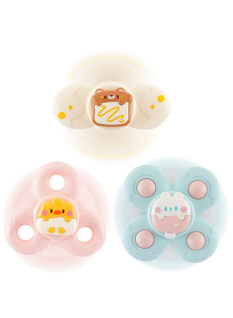 3Pcs Suction Cup Bath Toys for Toddlers 1-3, Fun Sensory Gifts for Boys & Girls Birthday, Water Play & Learning  - Image 5