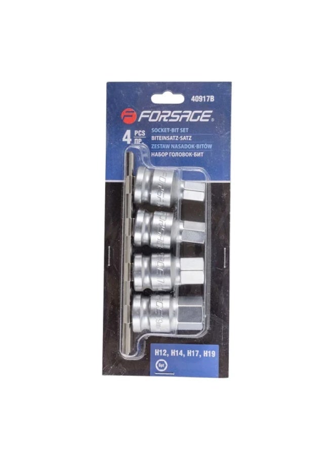FORSAGE Socket-bit set 4 pcs - Image 1