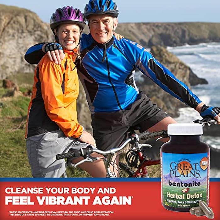 Yerba Prima Bentonite Clay Plus Herbal Detox, 60 Veggie Capsules (Pack of 2) - Use Long Term or as Rapid Detox, Premium Quality Ingredients, Powerful Daily Detoxification, Great Plains Bentonite - Image 5