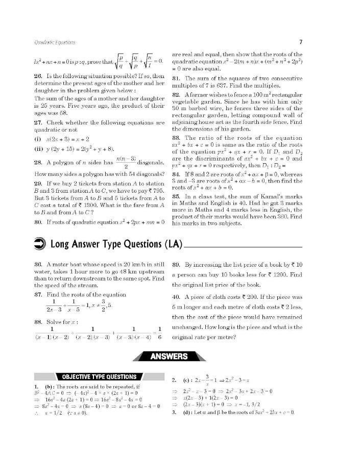 MTG 100 Percent Exam Ready Mathematics Term 2 Class 10 Book for CBSE Board Exam 2022 - MCQs, Case Based, Short / Long Answer type Questions (Based on Latest Termwise CBSE Syllabus)  - Image 4