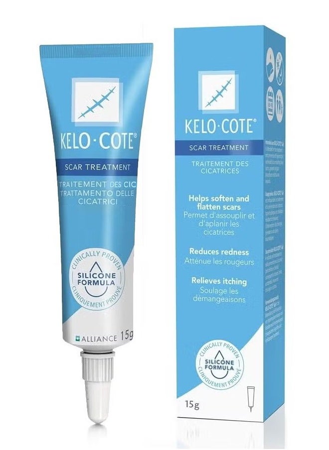 Kelo-cote Sinclair Gel for Scars 15g, Reduces the Appearance of Old New Scars, Stretch Marks, Surgery, Injuries, Burns and Acne  - Image 1