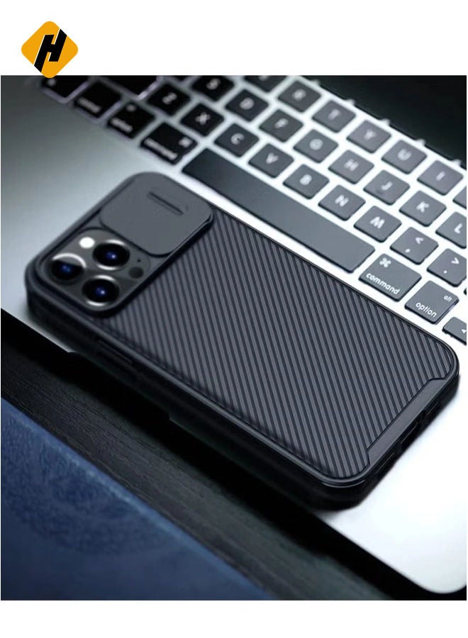 iPhone 14 Pro Max Case Cover CamShield Pro Slide Camera Protection Cover - Scratch Resistant - Protect Privacy Case for Apple iPhone 14 Pro Max 6.7 (2022) by(iPhone 14 Pro Max, Black)