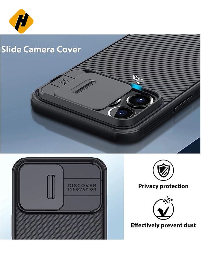 iPhone 14 Pro Max Case Cover CamShield Pro Slide Camera Protection Cover - Scratch Resistant - Protect Privacy Case for Apple iPhone 14 Pro Max 6.7 (2022) by(iPhone 14 Pro Max, Black)