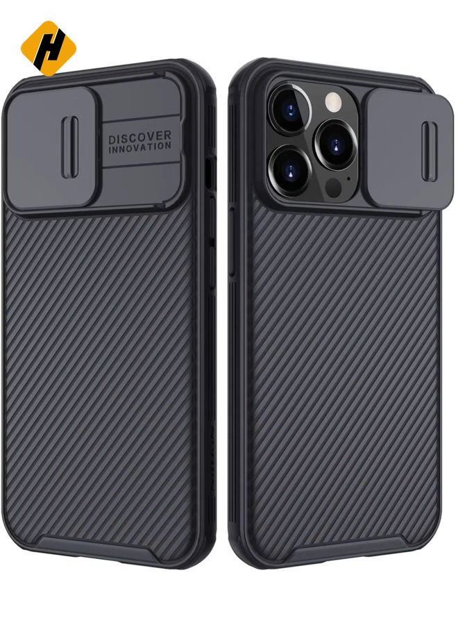 iPhone 14 Pro Max Case Cover CamShield Pro Slide Camera Protection Cover - Scratch Resistant - Protect Privacy Case for Apple iPhone 14 Pro Max 6.7 (2022) by(iPhone 14 Pro Max, Black)