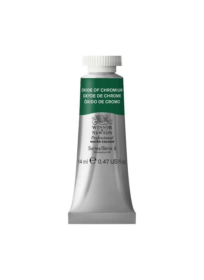 WINSOR & NEWTON Professional Water Colour 14 Ml - Oxide Of Chromium (459) - Finely Pigmented, Vibrant, Vivid & Intermixable Artists' Water Colour Paints - More Colours Available  - Image 1
