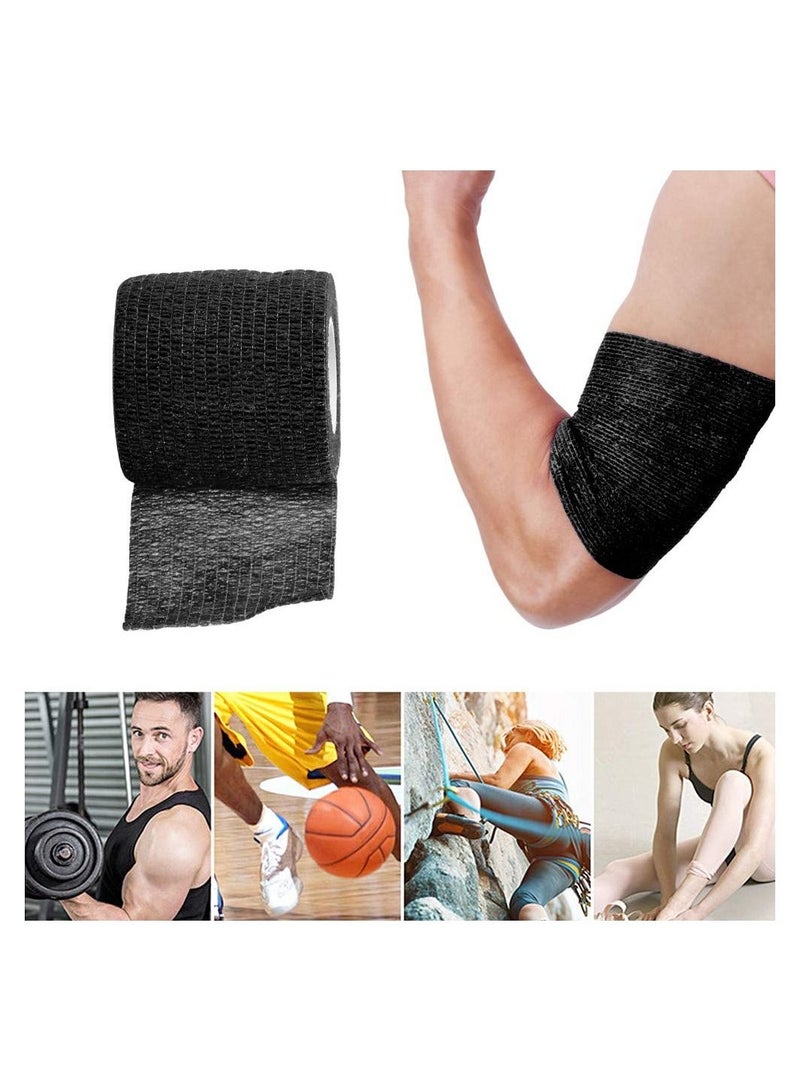 10 Black Tattoo Grip Bandage Cover Wraps Tapes Nonwoven Waterproof Self Adhesive Finger Protection Tattoo Accessories - Image 1