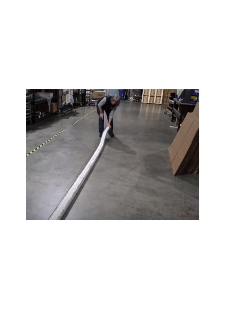Hobby or chimney expands to 2.5 meters and 5 inches  in diameter, made of thermally expandable aluminum for kitchen hood, gas heater and air conditioning + special thermal paste roll 23 yards