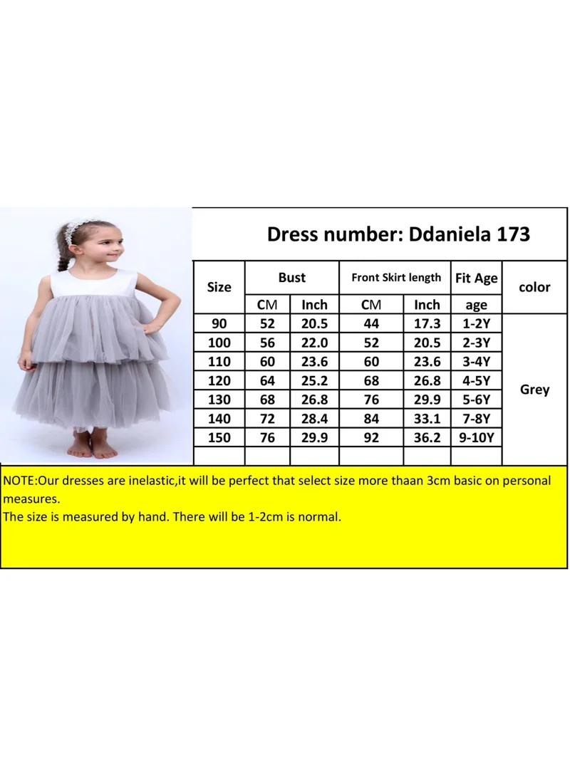 D'Daniela Tiered Tulle Dress