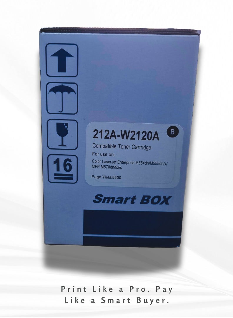 IG IG Compatible 212A Black Toner Cartridge – For HP Color LaserJet Enterprise M554, M555, MFP M578 – Up to 5,500 Pages  - Image 3