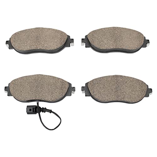 TRQ Front Brake Pads Ceramic Compatible with 2019-2020 Audi A3 Quattro 2019-2021 Q3 2015-2020 S3 Volkswagen Arteon 2012-2016 CC 2015-2019 Golf R GTI Jetta 2018-2021 Tiguan - Image 4